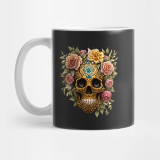 Sugar Skulls and Flowers Mug